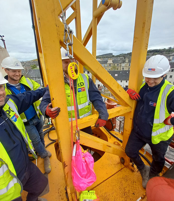 Tower Crane Rescue Training In Progress